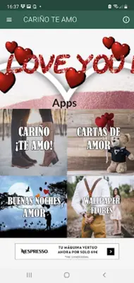 ¡Cariño te amo! Frases android App screenshot 13