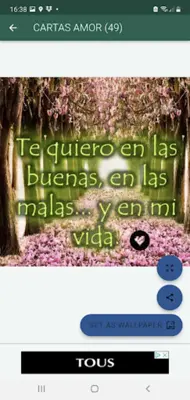 ¡Cariño te amo! Frases android App screenshot 5